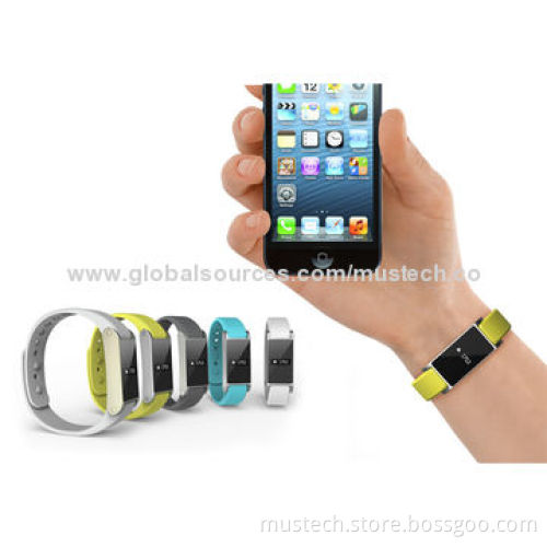 Smart Bracelet in Bluetooth 4.0 Works with Android and iPhone
